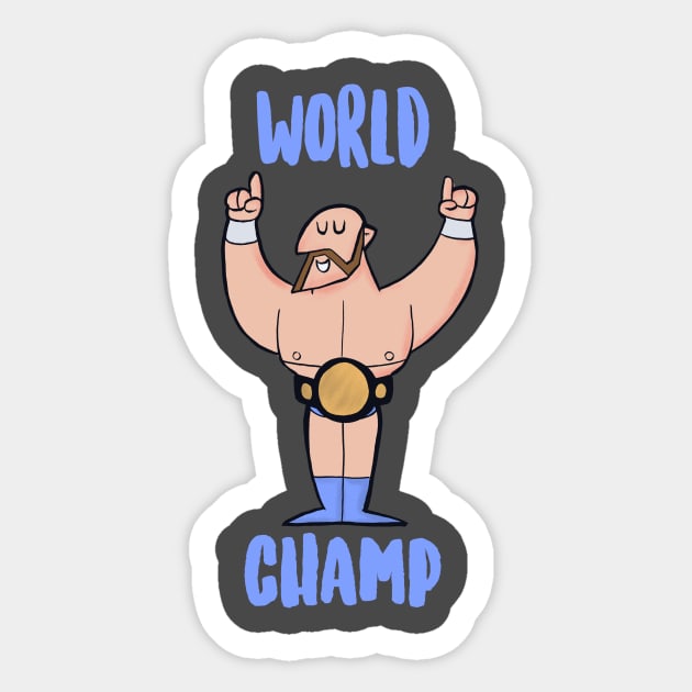 World Champ Sticker by artofmatnixon